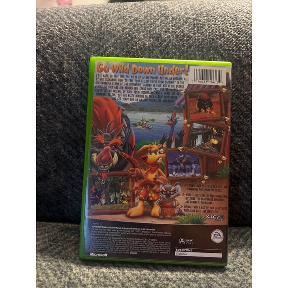 Ty The Tasmanian Tiger Xbox GameWith Case & Disc V3 - Picture 2 of 4